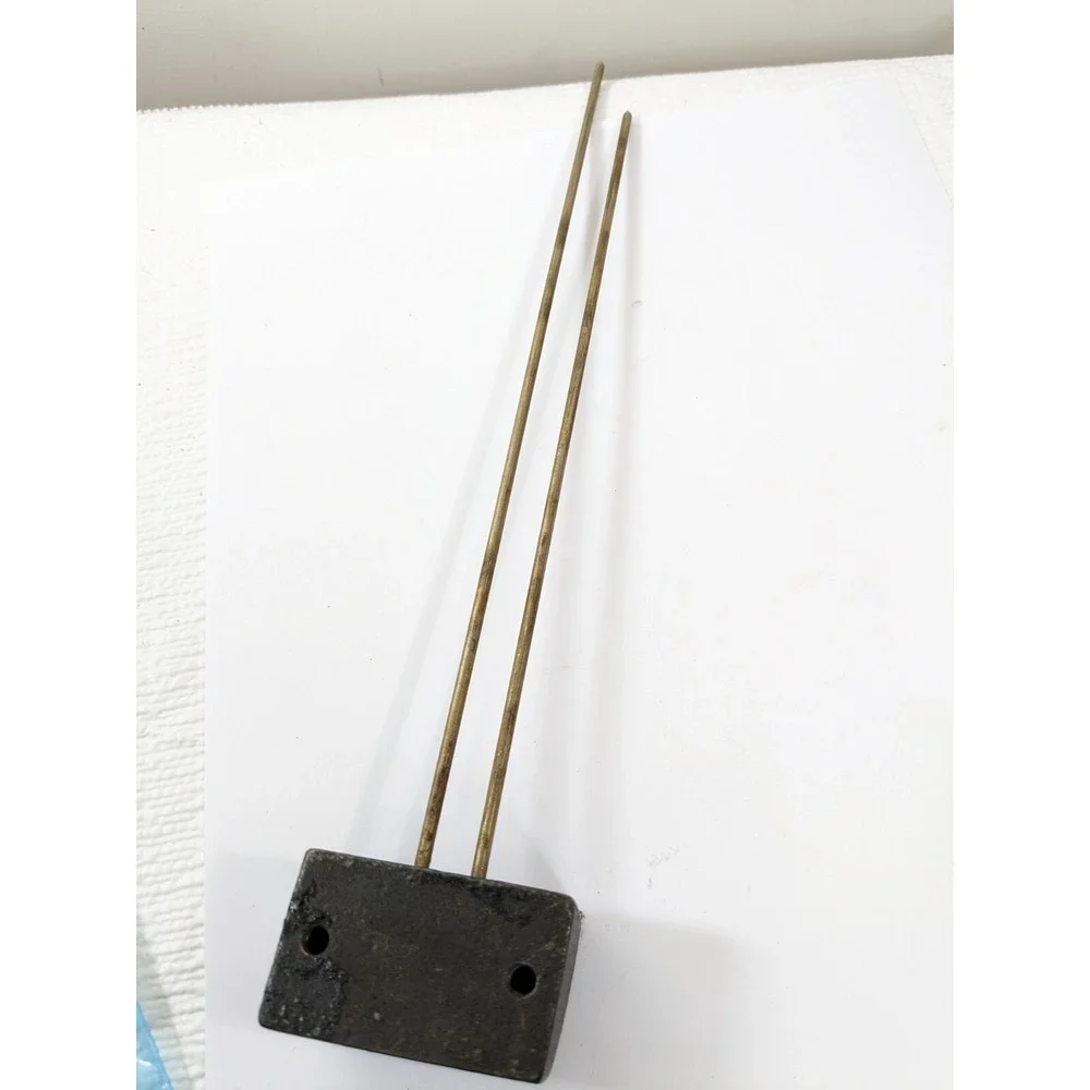Vintage Ansonia clock chime bar 2 prong rod bim bam antique‎ replacement part